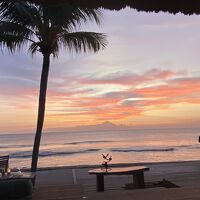 夕陽がきれいでした。