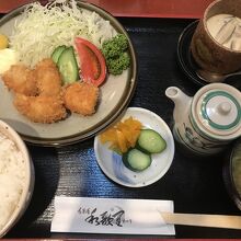 日替わりイカフライ定食