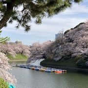 カラフルなボートが並んでいます