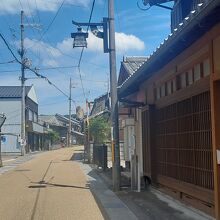 森鴎外の祖父・白仙終焉の地付近の街並み