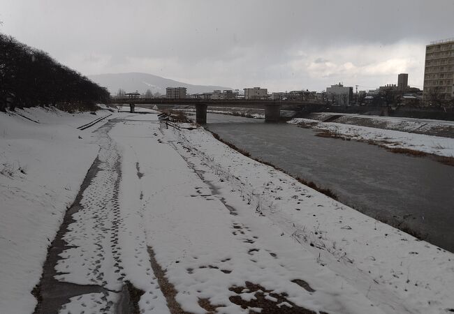 福井市内を流れる足羽川にかかる橋