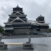 復旧工事中の熊本城、天守閣は内部見学ができます