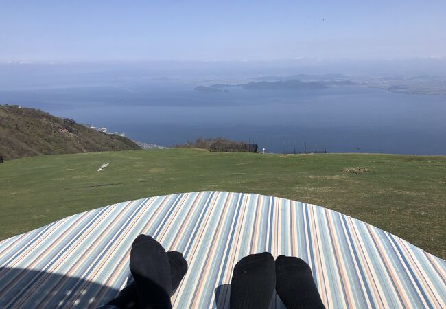 琵琶湖を見下ろせる絶景