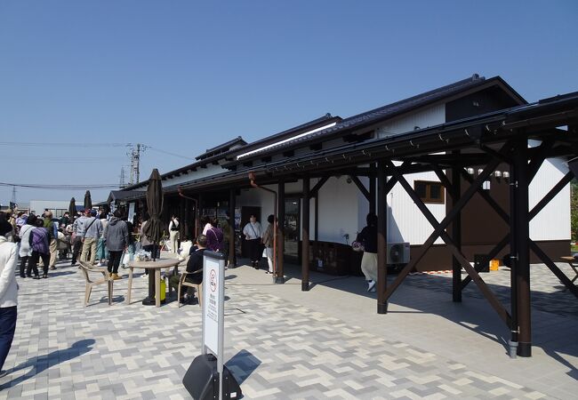 リニューアルされた道の駅 （道の駅 加治川） 