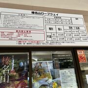 山頂駅からの眺めが良いです