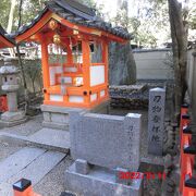 八坂神社本殿の北東にあった末社で、日吉社の隣