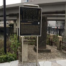 一石橋のたもと