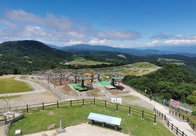 スキー場は茶臼山の隣の山