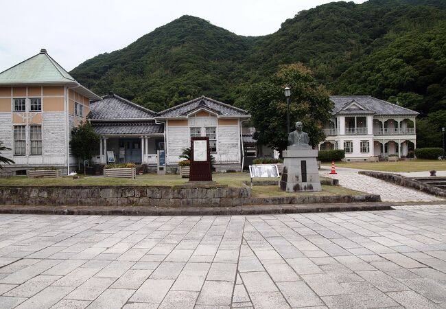 世界文化遺産の中に