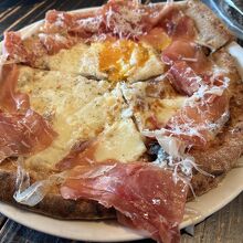 このピザが美味しかった