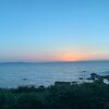 日本海に沈む夕日が素晴らしい