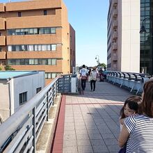 国鉄山下臨港線跡を利用