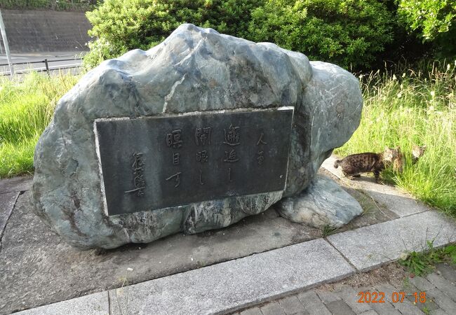 函館山のふもとの住宅街の中にありました。
