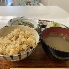 ほたて強飯定食