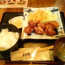 唐揚げ定食