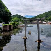 浜にも鳥居