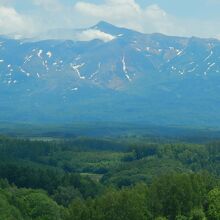 噴火しています。