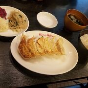 焼き餃子のランチセット