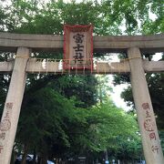 駒込にある「富士」の名を持つ神社