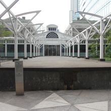 旧新橋停車場プラットホーム