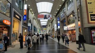 熊本市内でも一番賑やかなエリア