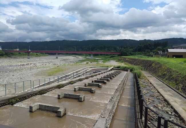 JR信濃川発電所宮中取水ダム(鷹ノ巣ダム)