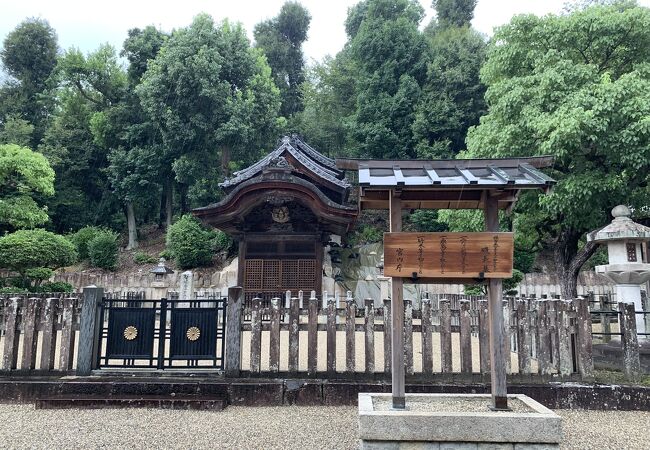 高貴な雰囲気が漂っていました。叡福寺の中にあります。