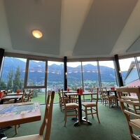 眺めの良い朝食