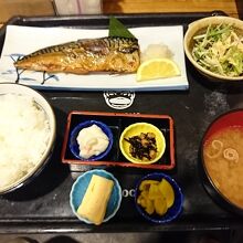 サバ塩焼定食