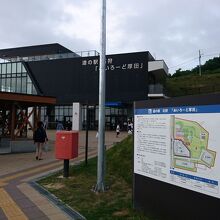 物販以外に展示スペースも良くできている