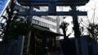 都心の真ん中にある神社