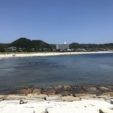 興津海水浴場(千葉県勝浦市)