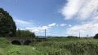 めがね橋（三重県いなべ）：三連式のアーチ