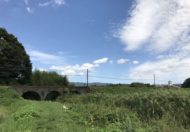 めがね橋（三重県いなべ）：三連式のアーチ