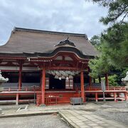 突然立派で歴史ある神社がありました