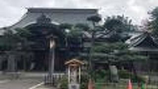 啄木新婚の家からは徒歩5分にある曹洞宗のお寺