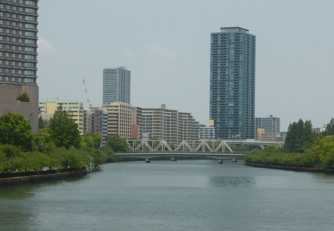 大川に架かる源八橋