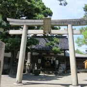 宇多須神社の近くにあります。