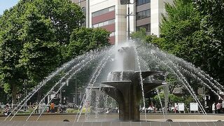 噴水がきれい