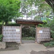 城探訪東京(5)で牟礼の里公園に寄りました