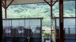 トロッコと洞窟