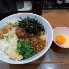 台湾まぜそば900円の大盛り