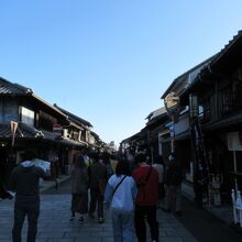 観光客が多かった本町通り