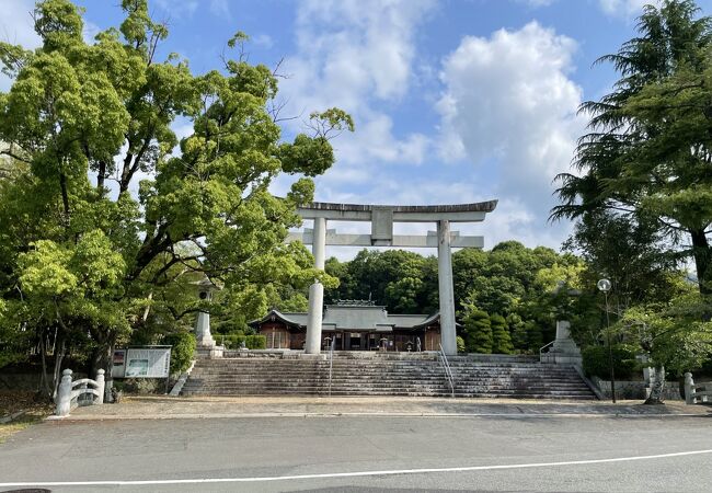 荘厳な雰囲気の神社