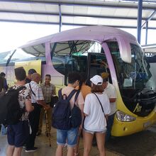 グラナダ行きのバス