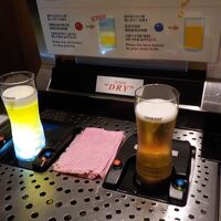 ビールサーバーは下から注入されるタイプで面白い。