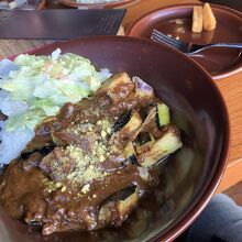 茄子と挽肉のカレー 1600円