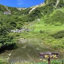 剣ヶ池から景色