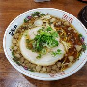 駅近の尾道ラーメン店