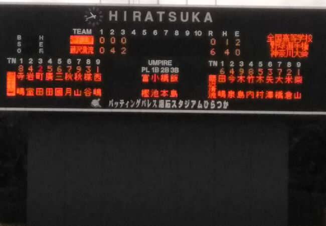 高校野球を見に行きました。